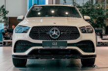 ТЮНИНГ МЕРСЕДЕС ГЛЕ (V167; 2018+) НАКЛАДКА НА ПЕРЕДНИЙ БАМПЕР ОБВЕС LARTE DESIGN