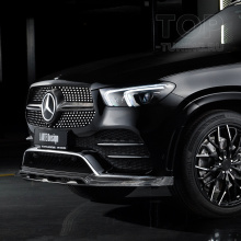10891 Юбка Larte Design на передний бампер для Mercedes GLE