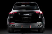 10893 Диффузор Larte Design для заднего бампера Mercedes GLE