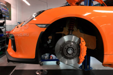 Качественное окрашивание тормозной системы Porsche