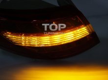 Светодиодная тюнинг-оптика для Hyundai ix35 - Задние фонари Superlux, модель Мерседес Стайл - Прозрачные, красные.