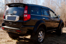 Купить защитную накладку на задний бампер для Ховер Х2