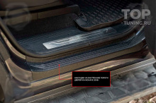 Защита внутренних порогов в салоне Киа Мохаве купить 