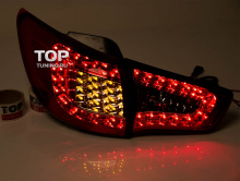 Светодиодная задняя оптика RED CRYSTAL - Тюнинг КИА СПОРТАЖ 3. 