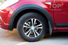 Накладки на колёсные арки Renault Sandero 2009-2013