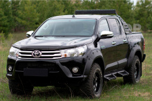 Расширители колёсных арок (вынос 50 мм) Toyota Hilux 2015-2018 (VIII дорестайлинг)