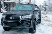 Расширители колесных арок (вынос 25 мм) Toyota Hilux 2018- (Exclusive Black)