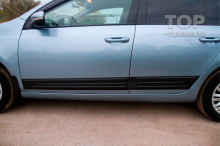 11626 Молдинги Bastion GT на двери для Volkswagen Golf VI