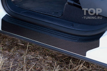 Накладки на внутренние пороги дверей Volkswagen Touareg 2010-2014
