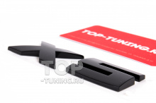 Надпись X5 черная, глянцевая для BMW X5 в кузове G05