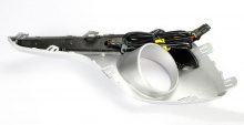 Светодиодные дневные ходовые огни Эпистар ЛЕД - Тюнинг оптики Тойота Хайлендер 2012 модельного ряда.
