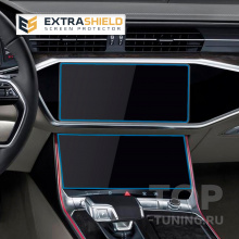 Статическая пленка Extra Shield для экрана мультимедиа и климат контроля Audi A6 C8