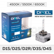 Ксеноновые лампы Dixel New Night Под цоколь: D1S / D2S / D2R / D3S / D4S