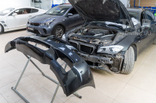 Передний бампер – Обвес M5 Look для BMW 5 F10 (2009-2017)
