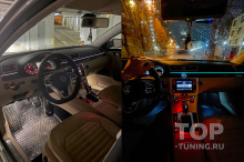 12180 Универсальная контурная LED подсветка MTF Ambient Light в салон авто 18 в 1 