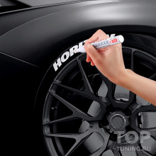 Несмываемый перманентный маркер Paint для выделения букв на шинах автомобиля и нанесения надписей в наличии