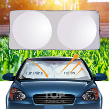 12209  Солнцезащитная шторка Sunshade на лобовое стекло авто