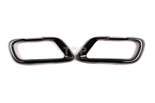 12219 Черная окантовка Dark Shadow для выхлопных насадок на BMW X7, X6, X5 G-series 
