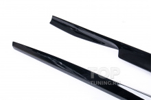 Накладки на пороги Renegade для BMW X7 G07 (LCI). Материал: карбон или стеклопластик на выбор