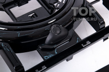 Тюнинг решетка радиатора BRB Style для Mercedes-Benz GLS (X167). Черная решетка + карбон (гальваника) Оперативная доставка