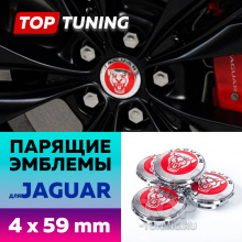 Заглушки в диски, для автомобилей Jaguar. С подсветкой. Цена, обзор, наличие и размеры в Топ Тюнинг