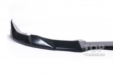 Юбка GT для переднего бампера - тюнинг для Киа Рио 4 (седан). Технические характеристики и фото