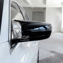 12898 Черные крышки зеркал M-Style для BMW 3 G20, 5 G30
