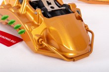 Спортивная тормозная система для Вольво XC90 SPA передняя и задняя ось. Оригинал, оранжевого цвета 