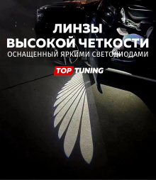 12925 Универсальная проекция в зеркала Angel wings для автомобиля