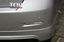 Светодиодные вставки в задний бампер - Модель White - Тюнинг оптики Тойота