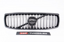 13046 Черная решетка радиатора Black Edition для Volvo XC90 2016+