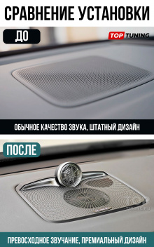 13099 Центральная колонка Nautilus LQ Audio в торпедо для Lixiang L6 / L7 / L8 / L9