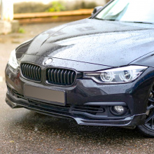 13172 Сплиттер SLS 2 для переднего бампера BMW 3 F30 (2015-2018 Рестайлинг)