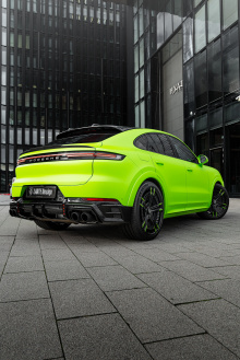 Тюнинг-пакет Ларт Дизайн для Порш Каен С (Купе 2023+) Окрашенный или натуральный карбон | Премиум |  Стеклопластик | Штатный монтаж | 11 элементов