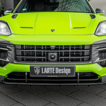 13205 Центральная накладка Larte Design на решетку радиатора — тюнинг Porsche Cayenne S Coupe (2023+)