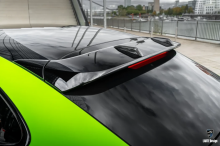 Декоративные кожухи Ларт Дизайн на спойлер Порш Каен С (Купе, 2023+) Окрашенный стеклопластик или натуральный карбон | Премиум | Штатный монтаж на двухсторонний скотч