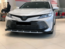 Юбка Хейлс на передний бампер для Тойота Камри XV70 ABS-пластик | Под окраску