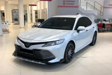 13220 Сплиттер HALES на передний бампер — тюнинг Toyota Camry XV70