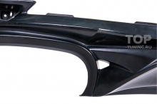 Юбка Хейлс для заднего бампера Тойота Камри XV70 ABS-пластик | Под окраску | Штатный монтаж | Без насадок