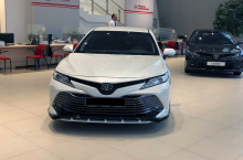 Радиаторная решётка Хейлс для Тойота Камри XV70 ABS-пластик | Под окраску | Штатный монтаж