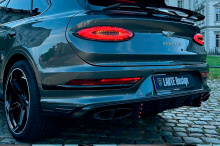 Аэродинамический обвес Блэк Кристал для Бентли Бентайга 2020-2024 Натуральный карбон | Премиум — Larte Design | Монтаж на двухсторонний скотч