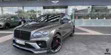 13236 Сплиттер Black Crystal переднего бампера — тюнинг Bentley Bentayga (2020-2024)