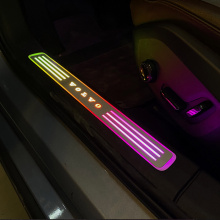 Светящиеся накладки на пороги для Вольво Цена за комплект | RGB | Управление со смартфона | ABS-пластик