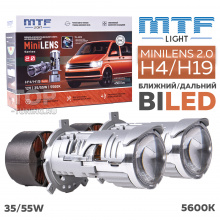 13251 Светодиодные мини-линзы H4 / H19 в фары авто — MiniLENS 2.0