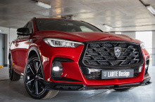 Передняя решетка Миссуро Ларт Дизайн для Инфинити QX55 j55 Цвет по заводскому коду | Премиум |  Стеклопластик | C эмблемой | Штатный монтаж