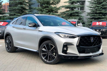 Передняя решетка Миссуро Ларт Дизайн для Инфинити QX55 j55 Цвет по заводскому коду | Премиум |  Стеклопластик | C эмблемой | Штатный монтаж