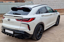 13256 Диффузор Missuro Larte Design для бампера заднего — тюнинг Infiniti QX55 (J55)
