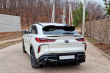 13256 Диффузор Missuro Larte Design для бампера заднего — тюнинг Infiniti QX55 (J55)