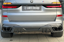 13272 Диффузор Larte Performance с насадками для заднего бампера — тюнинг BMW X7 (G07)