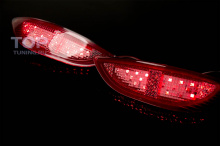 Дополнительные светодиодные габаритные огни для Hyundai Solaris в кузове седан.